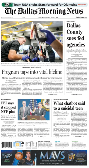 Cover of The Dallas Morning News