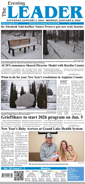 Cover of The Evening Leader