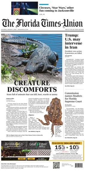 Cover of The Florida Times-Union