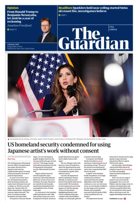 Cover of The Guardian (USA)