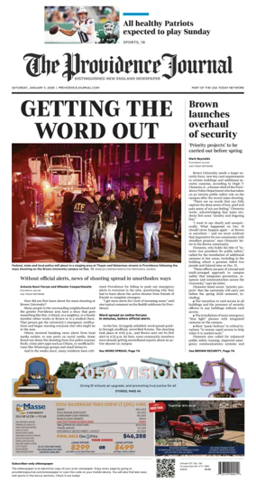 Cover of The Providence Journal