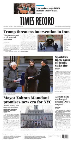 Cover of Times Record (Ft. Smith Southwest)