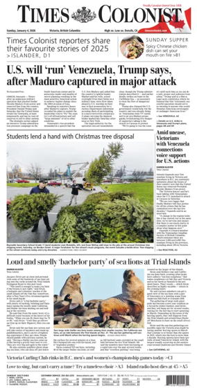 Cover of Times Colonist