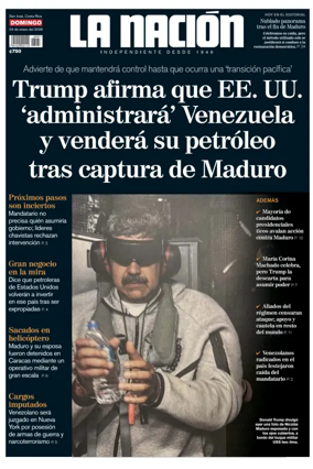 Cover of La Nacion (Costa Rica)