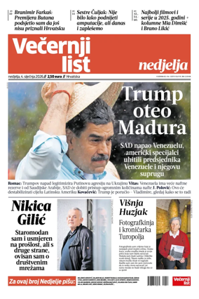 Cover of Vecernji list - Hrvatska