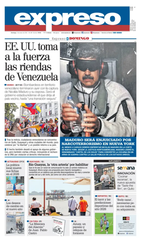 Cover of Diario Expreso