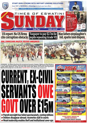 Cover of Times of Eswatini Sunday