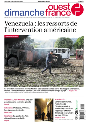 Cover of Dimanche Ouest France (Vendee)