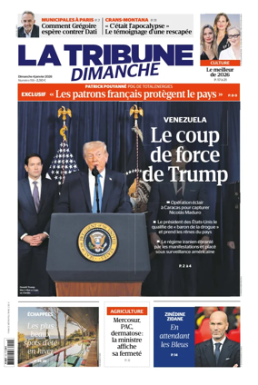 Cover of La Tribune Dimanche (France)