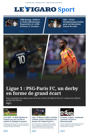 Cover of Le Figaro Sport