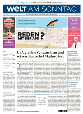 Cover of Welt am Sonntag