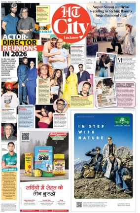 Cover of Hindustan Times (Lucknow) - Live