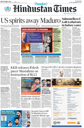 Cover of Hindustan Times ST (Mumbai)