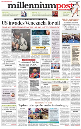 Cover of Millennium Post (Kolkata)