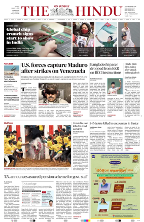 Cover of The Hindu (Coimbatore)