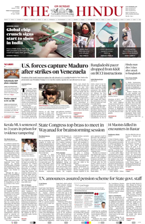 Cover of The Hindu (Thiruvananthapuram)