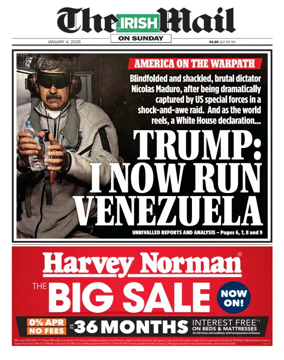 Cover of The Irish Mail on Sunday