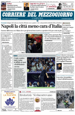 Cover of Corriere del Mezzogiorno (Campania)