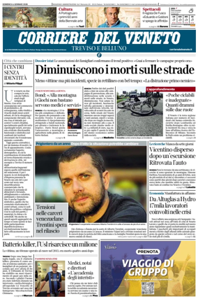 Cover of Corriere del Veneto (Treviso e Belluno)