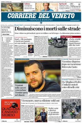 Cover of Corriere del Veneto (Vicenza e Bassano)