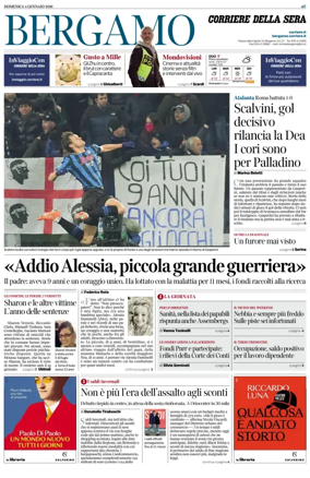 Cover of Corriere della Sera (Bergamo)