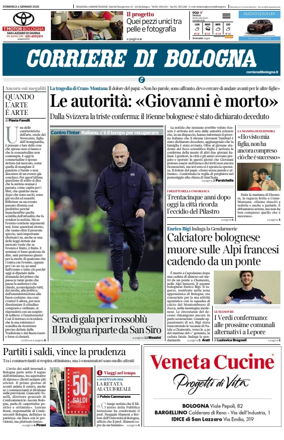 Cover of Corriere di Bologna
