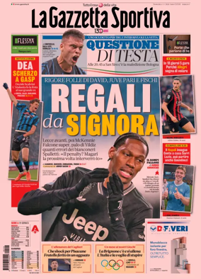 Cover of La Gazzetta dello Sport 