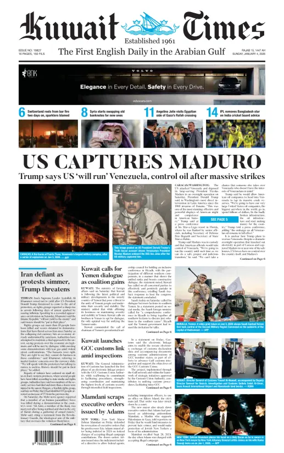 Cover of Kuwait Times