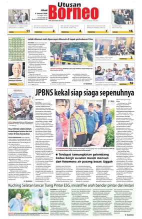 Cover of Utusan Borneo (Sarawak)