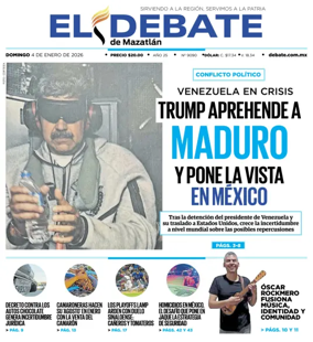 Cover of El Debate de Mazatlan