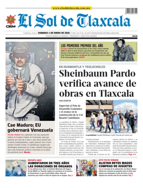 Cover of El Sol de Tlaxcala