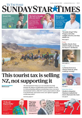 Cover of Sunday Star-Times