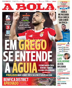 Cover of A BOLA (Portuguese)