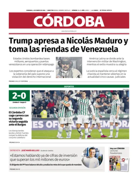 Cover of Diario Córdoba