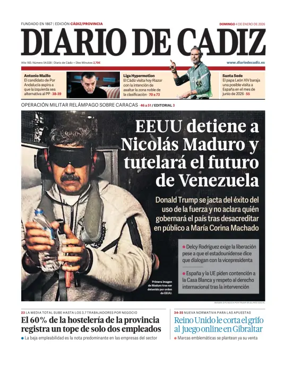 Cover of Diario de Cadiz