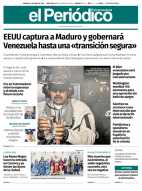 Cover of El Periódico Extremadura