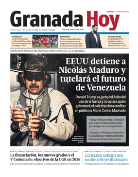 Cover of Granada Hoy
