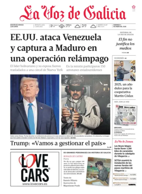 Cover of La Voz de Galicia (Arousa)