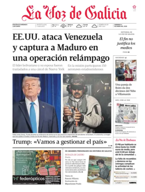 Cover of La Voz de Galicia (Barbanza)