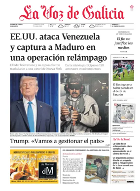 Cover of La Voz de Galicia (Ferrol)