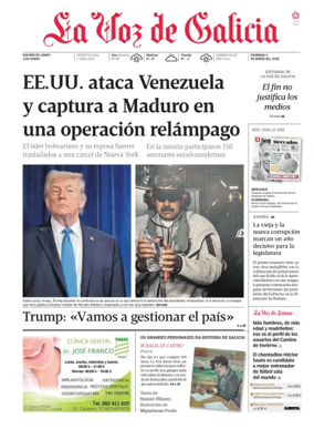 Cover of La Voz de Galicia (Monforte)