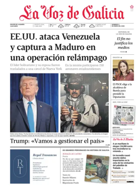 Cover of La Voz de Galicia (Viveiro)