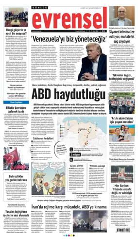 Cover of Evrensel Gazetesi