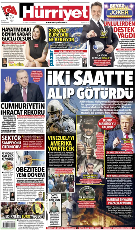 Cover of Hurriyet