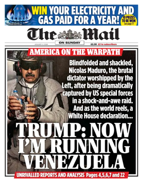 Cover of The Mail on Sunday