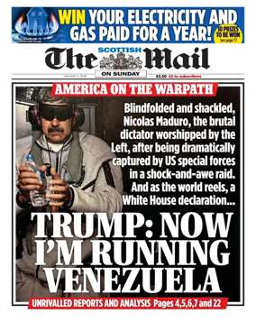 Cover of The Scottish Mail on Sunday