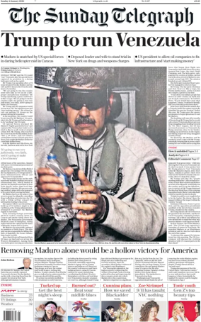 Cover of The Sunday Telegraph