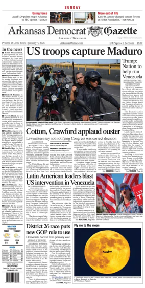 Cover of Arkansas Democrat-Gazette