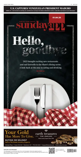 Cover of Asbury Park Press