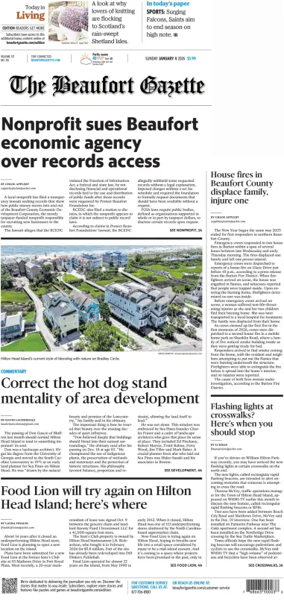 Cover of Beaufort Gazette (Sunday)